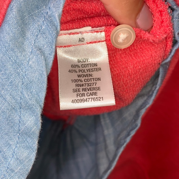 🔥4 for 25 Sonoma Coral Denim Sweater - Picture 4 of 4